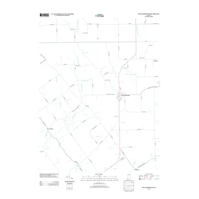 2013 Map of New Washington, 2013 Print