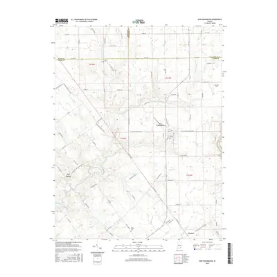 2016 Map of New Washington, 2016 Print