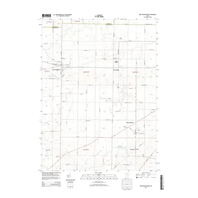 2013 Map of New Washington, 2013 Print