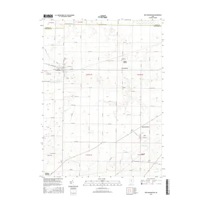 2016 Map of New Washington, 2016 Print