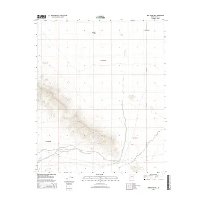 2014 Map of New Water Well, 2014 Print