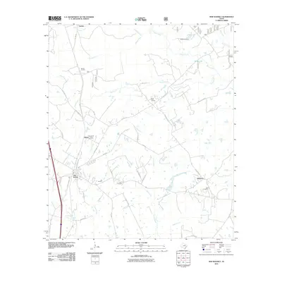 2010 Map of New Waverly, 2010 Print