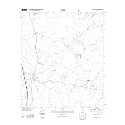 2013 Map of New Waverly, 2013 Print