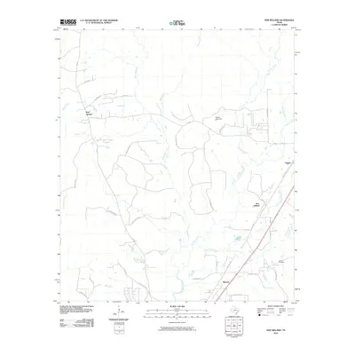 2010 Map of New Willard, 2010 Print
