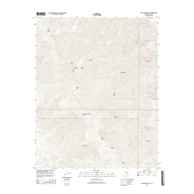 2015 Map of New York Butte, 2015 Print