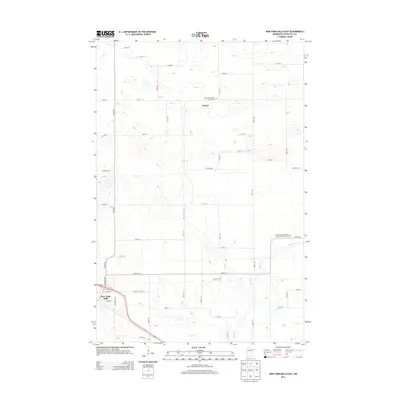 2013 Map of New York Mills East, 2013 Print