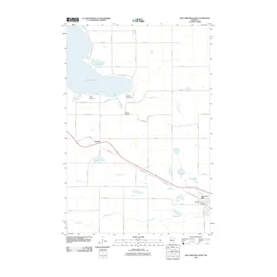 2010 Map of New York Mills West, 2010 Print