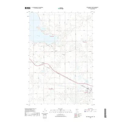 2019 Map of New York Mills West, 2019 Print