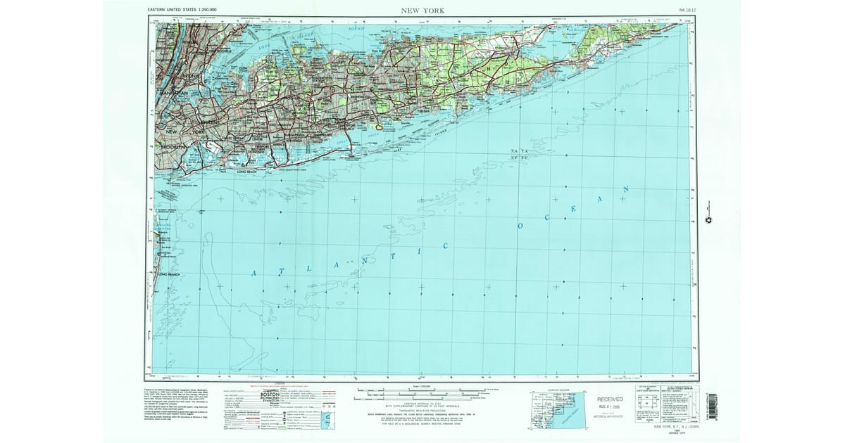 1960s Maps of Kensington New York - New York New York County Ny Usgs Topo 1960 P1979 Og 1200x630