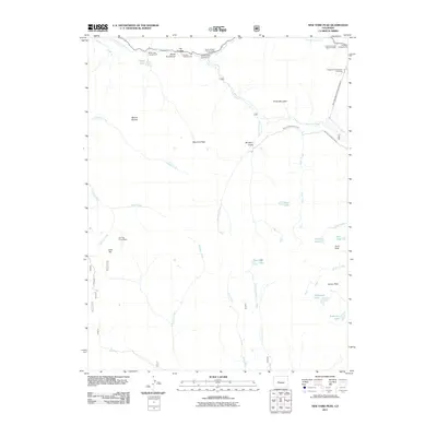 2011 Map of New York Peak, 2011 Print