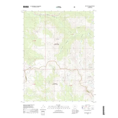 2019 Map of New York Peak, 2019 Print