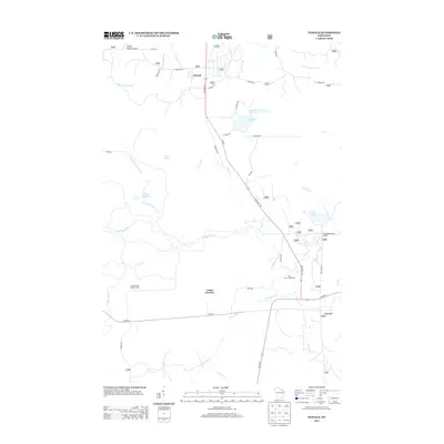 2013 Map of Newald, 2013 Print