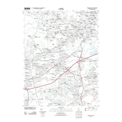 2011 Map of Newark East, 2011 Print