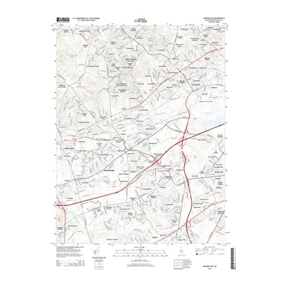 2014 Map of Newark East, 2014 Print