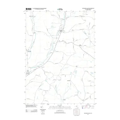 2013 Map of Newark Valley, 2013 Print