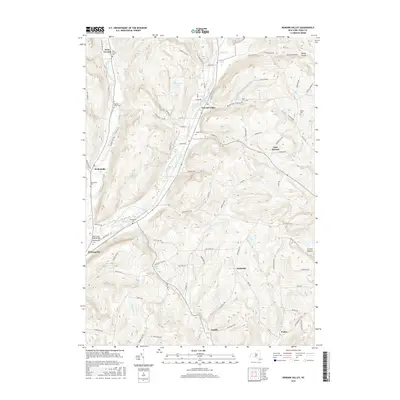2016 Map of Newark Valley, 2016 Print