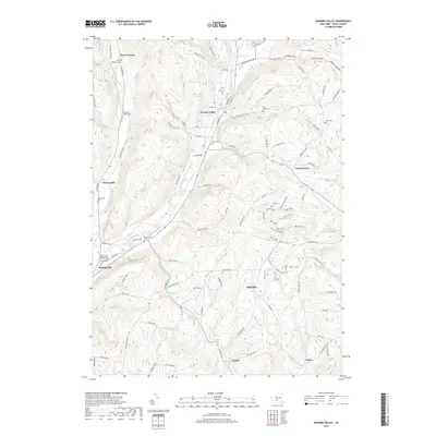 2019 Map of Newark Valley, 2019 Print