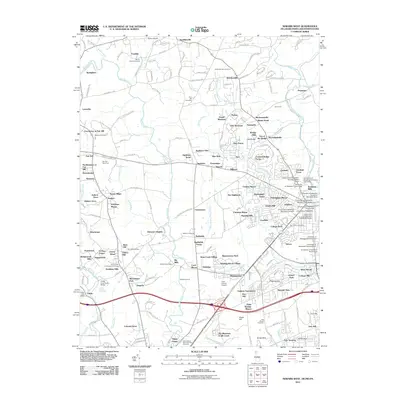 2011 Map of Newark West, 2011 Print