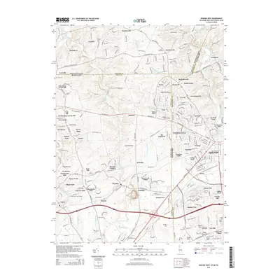 2014 Map of Newark West, 2014 Print