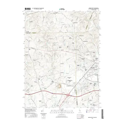 2016 Map of Newark West, 2016 Print
