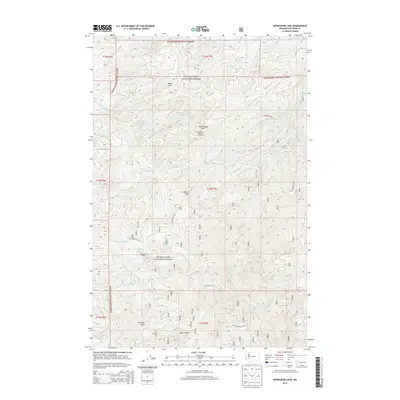 2013 Map of Newaukum Lake, 2013 Print