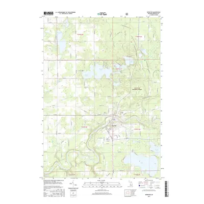 2017 Map of Newaygo, 2017 Print