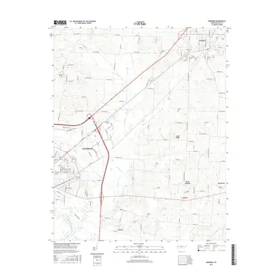 2016 Map of Newbern, 2016 Print