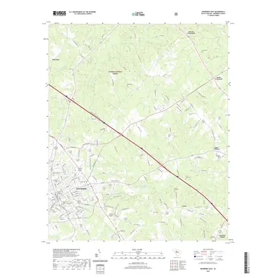 2020 Map of Newberry East, 2020 Print