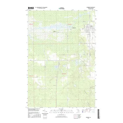 2017 Map of Newberry, 2017 Print