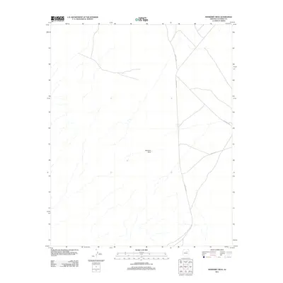 2011 Map of Newberry Mesa, 2011 Print