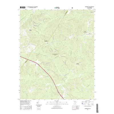 2017 Map of Newberry NW, 2017 Print