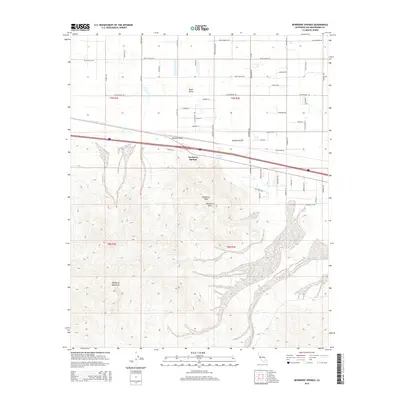 2015 Map of Newberry Springs, 2015 Print