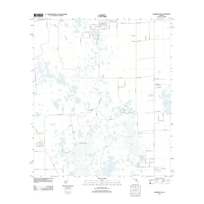 2012 Map of Newberry SW, 2012 Print