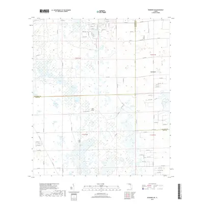 2018 Map of Newberry SW, 2018 Print