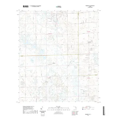 2021 Map of Newberry SW, 2021 Print