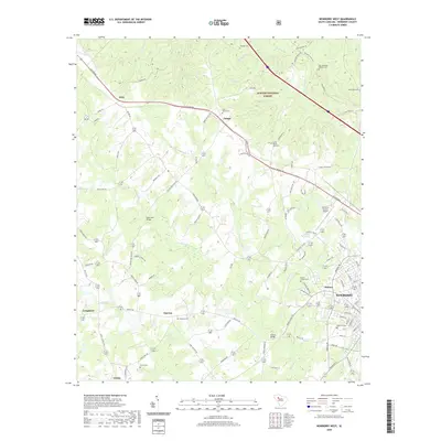 2020 Map of Newberry West, 2020 Print