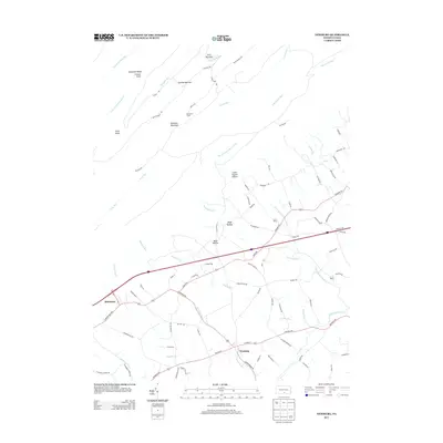 2013 Map of Newburg, 2013 Print