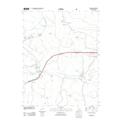 2012 Map of Newburg, 2012 Print