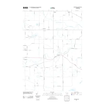 2013 Map of Newburg, 2013 Print