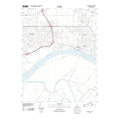 2010 Map of Newburgh, 2010 Print