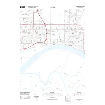 2013 Map of Newburgh, 2013 Print