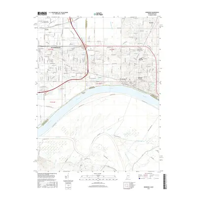 2016 Map of Newburgh, 2016 Print
