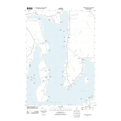 2011 Map of Newbury Neck, 2011 Print