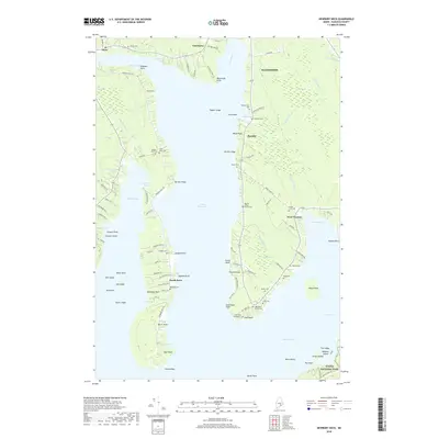 2018 Map of Newbury Neck, 2018 Print
