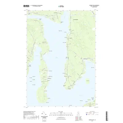 2021 Map of Newbury Neck, 2021 Print