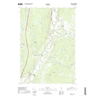 2018 Map of Newbury, 2018 Print