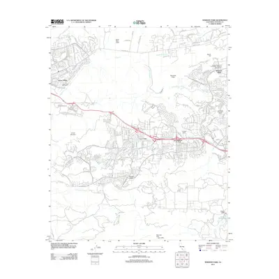 2012 Map of Newbury Park, 2012 Print