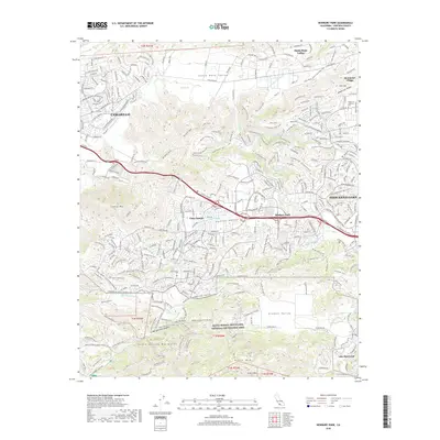 2018 Map of Newbury Park, 2018 Print