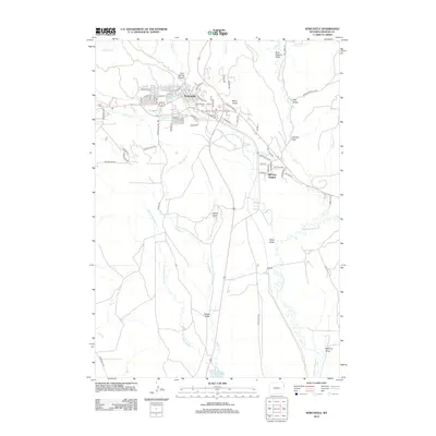 2012 Map of Newcastle, 2012 Print
