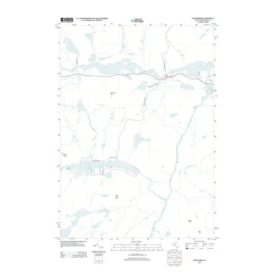 2013 Map of Newcomb, 2013 Print